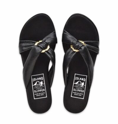 Island Slipper プラットフォームサンダル 革製