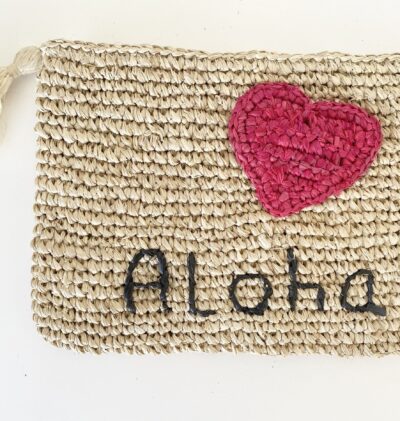 「Aloha」ストロークラッチバッグ