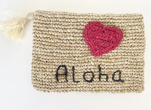 「Aloha」ストロークラッチバッグ