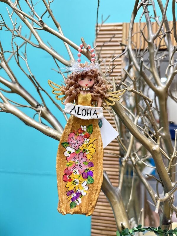 小さな天使の置物 ALOHA オーナメント